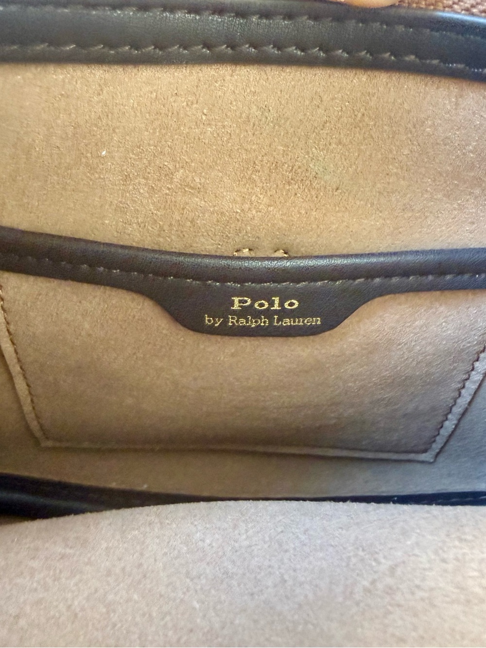 Rust color Suede Polo ID Mini - Picture 8 of 13